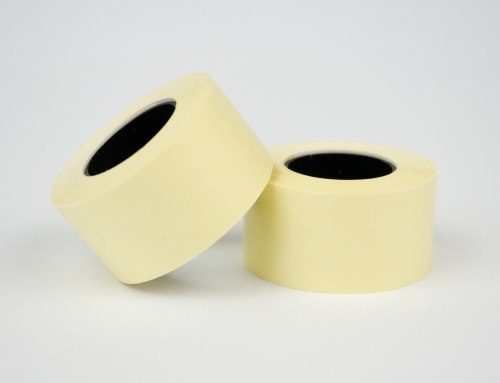 TAPE FOR LABELS DT 2 RECTANGULAR YELLOW 600 PCS EMERSON 026/016 EMERSON